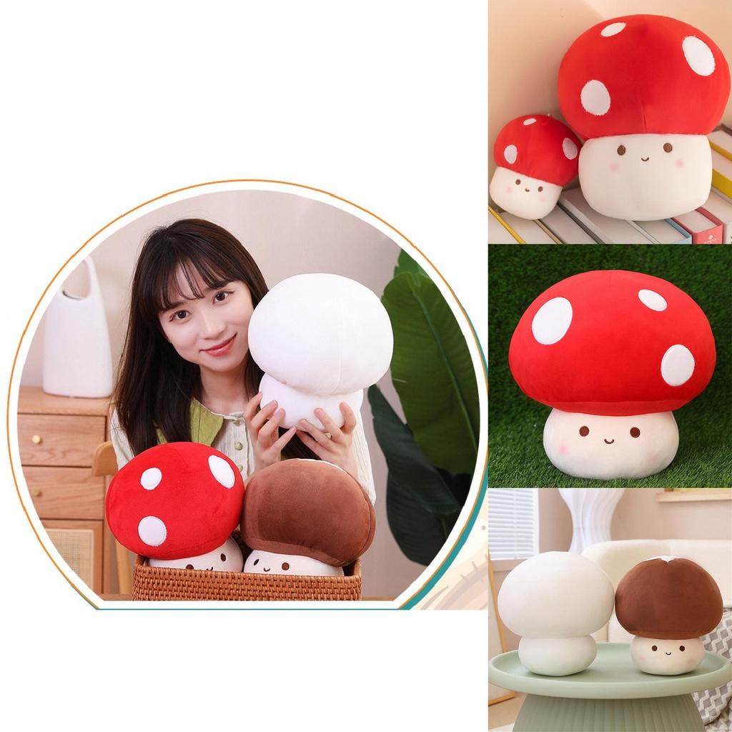 Red Umbrella Mushroom Plush Toy Soft And Cuddly!