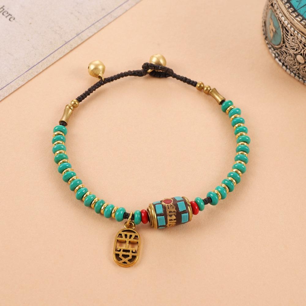 Colorful Tibetan-style Bracelet Retro Vintage Beaded Bracelet Fashion Bohemian Bracelet  Jewelry