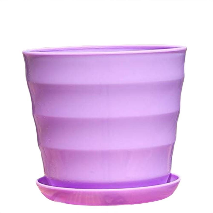 Blumentopf mit Drainage Imitation Blumentöpfe Stilvolle Pflanzgefäße