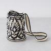 Raw wool knitting kit Monotone knitted shoulder bag #20-10