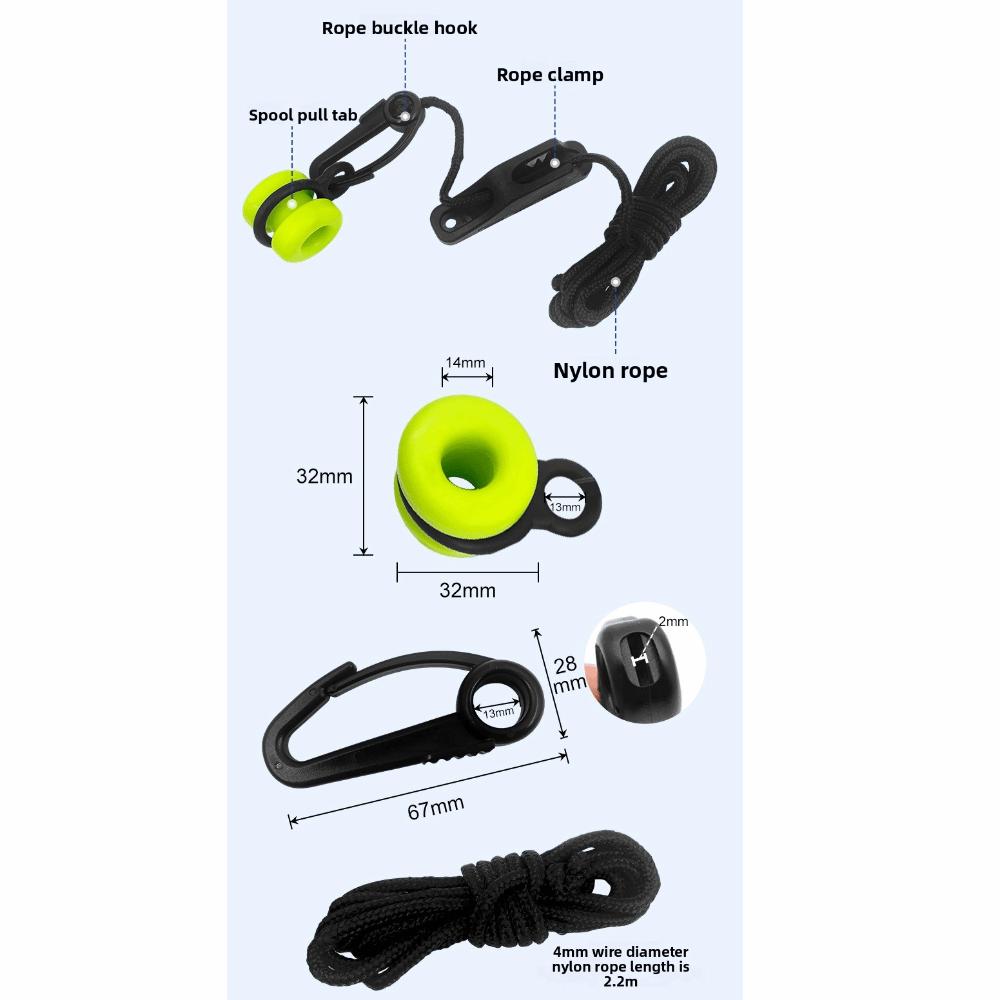 Downrigger Weight Retriever Versatile Kit Fishing Rig Tool Easy Install Boat Fishing Tool Fairlead Cleat Boat Fishing Rig Tool
