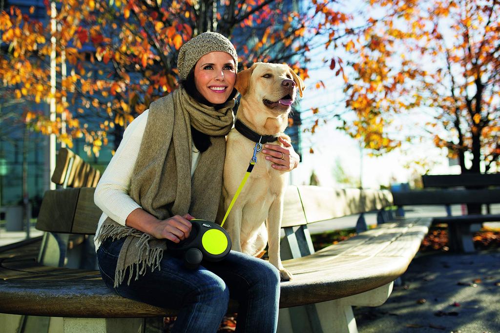 Flexi New Neon Cord M than 5m (Less 20kg) [Dog Lead]