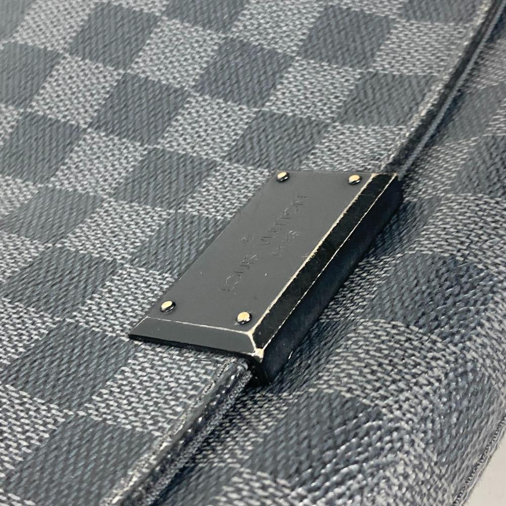 Louis Vuitton N41260 Damier Graphite District PM Crossbody Shoulder Bag Black