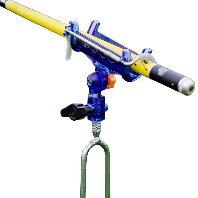 

New 1Pc Fishing Rod Ground Insertion Bracket With Rod Drop Lock And Rod Lift Unlock Available The Frame Head Is Deta