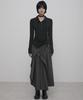Peulleeoeob Asymmetrical Draped Shirt (Fl-186_Black)