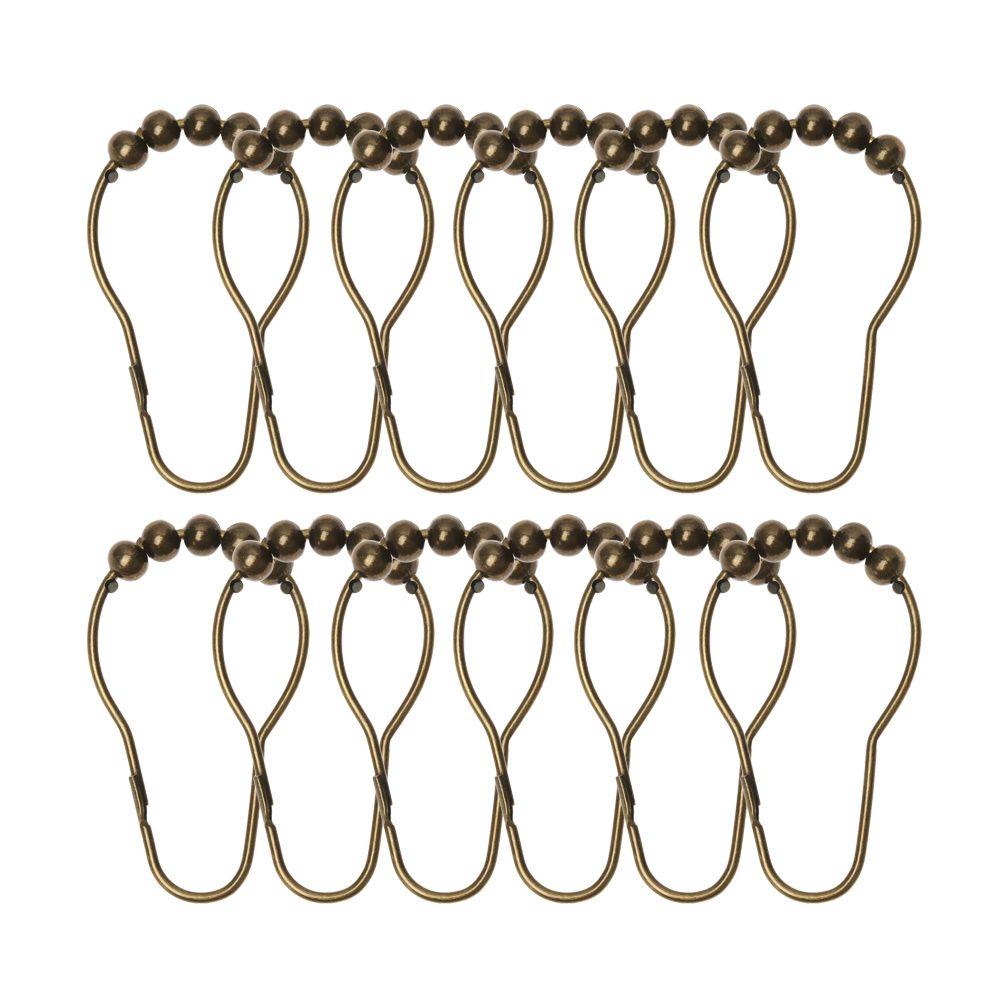 Smoothly Removable Shower Curtain Accessories Shower Curtain Hooks Glide Ring Hooks Curtain Rings