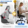 Ergonomic Coccyx Seat Pad Memory Foam Cushion Sciatica Pain Relief Posture Correction Mat for Home Office Car Wheelchair