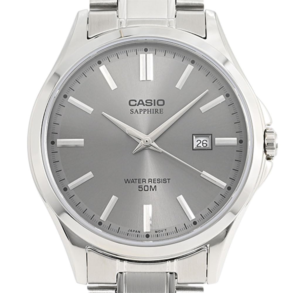 CASIO Analog Quartz STANDARD Silver Gray MTS-115D-8A