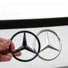 Hot Car Sticker Car Hood Front Chrome Logo Hood Marking Star Bonnet Badge Emblem Trunk Sticker For Mercedes Benz C E S Class W20
