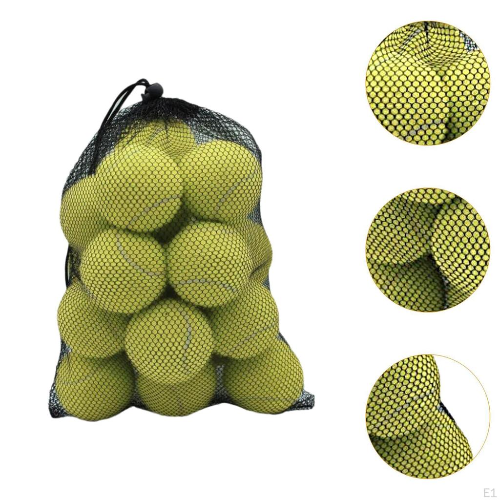 20 Pieces Tennis Balls Training Pet Dog Elastic Wear Resistant for