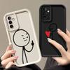Cartoon Creative Villain Phone Case For Samsung A07 A70 A03 A03S A04E A05 A05S A06 A11 A12 A04 A10 M31 M34 M51 M54 NOTE 20 Case