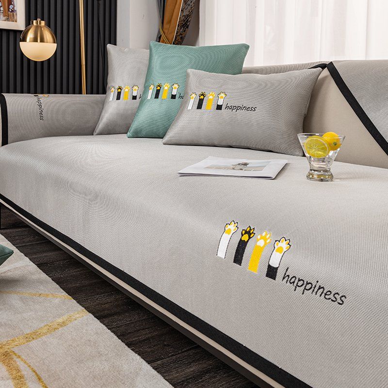 

Подушка для дивана Summer Ice Silk, нескользящий охлаждающий чехол для защиты дивана 70*70cm