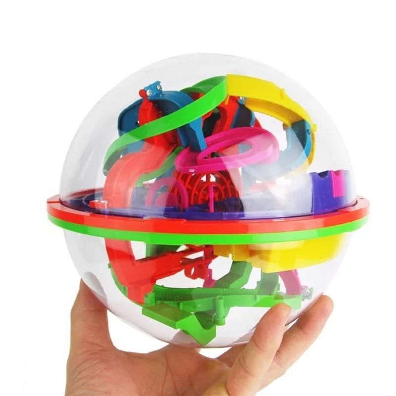 100-trinns 3D-ball med gave Pedagogiske leker Puslespill Balanse Logic Ability Spill for barn Voksne