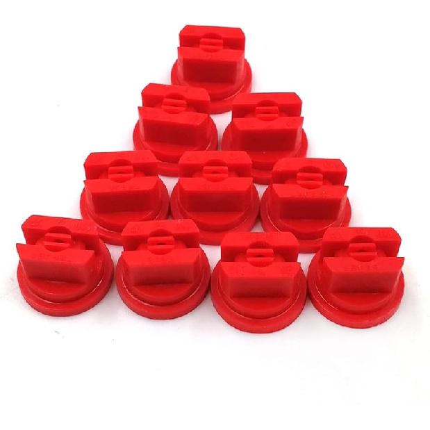 10 PCS Flat Fan Spray Nozzles Compatible with TP Teejet Compatible Plastic Tips Compatible with Boom Sprayer Farming-Related Irrigation and Cleaning