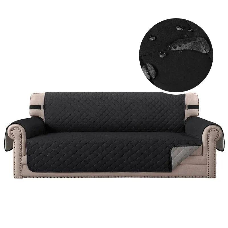 Waterproof Plaid Sofa Cover Anti-Slip Sofa Mat Kids Covers Folding Living Room Easy To Clean Sofas Slipcover For 1/2/3/4 Seater
