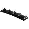 23 Inch Universal Car Rear Bumper Lip Diffuser Shark Fin Style Bumper Spoiler,Glossy Black