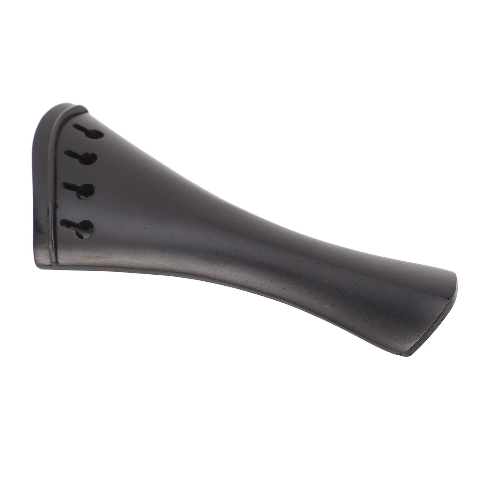 

Violin Tailpiece Sturdy Ebony Wood 4 4 Size Violin Tailpiece for Replacement Upgrade
