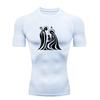 Nativity Scene  Men's Sports T Shirt Training Fitness Gym Jogging Running Compression Shirts Tight Elastic Breathable