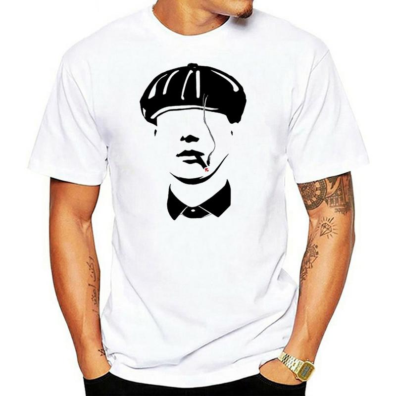Art Design T-shirt Tommy Shelby Peaky Blinders Homme Fashion Funny High Quality Printing Casual 100% Cotton European Size XS-5XL
