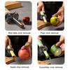 Fruit And Vegetable Core Remover Stainless Steel Kernel Extractor Quick Seeds Removal Tool for Pears Bell Peppers