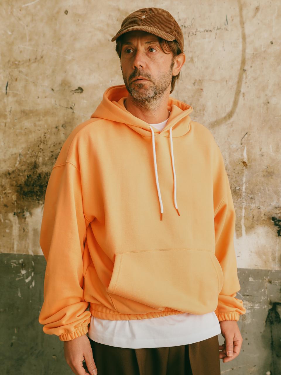 Iesn Color String Oversized Hoodie Orange L