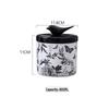 ZISIZ Vintage Ceramic Flower & Bird Storage Jar