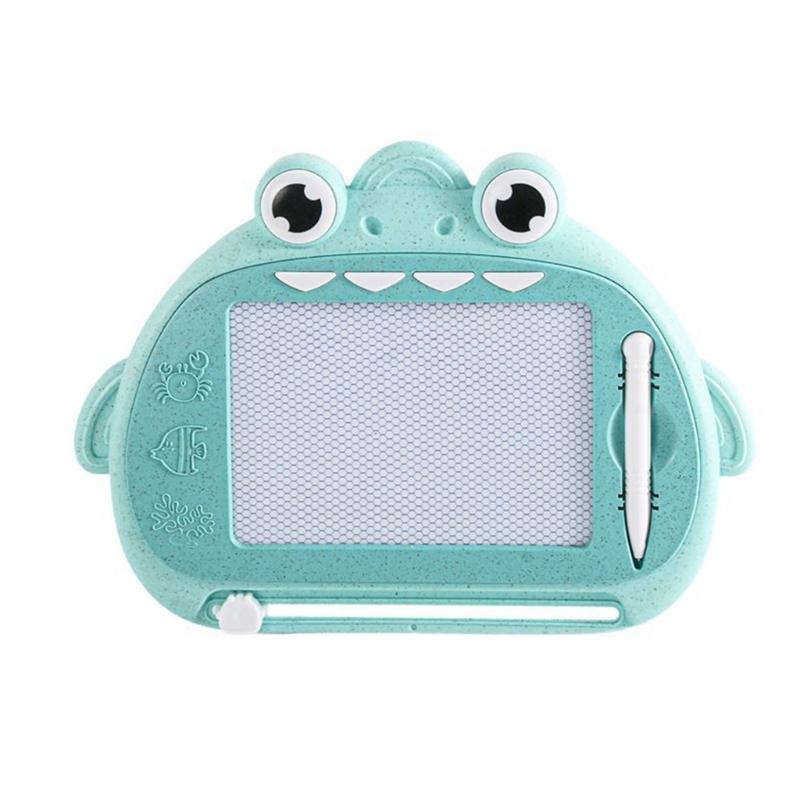 

Многоразовый детский планшет для рисования Портативная легкая магнитная доска для письма Развивающая игрушка для развития навыков Для занятий в дороге Возраст 3-8 лет зелёный