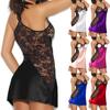 Lace Womens Sexy Strap Lingerie Sleepwear Night Gown Babydoll Dress Robe Nightie