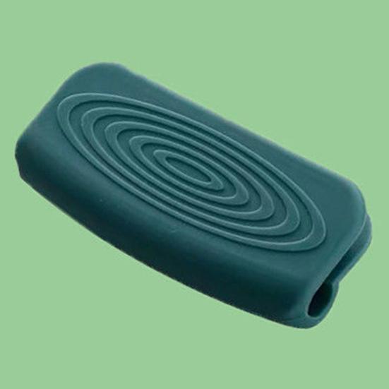 1 Pair Grips Pot Handle Flexible Non-Slip Heat-Resistant Reusable Buckle Design Anti-scalding Silicone