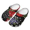 Allover Printed EVA Casual Clogs Unisex Lightweight Breathable Slip On Sandals Slippers Soft Sole Summer Shoes Daily Comfort