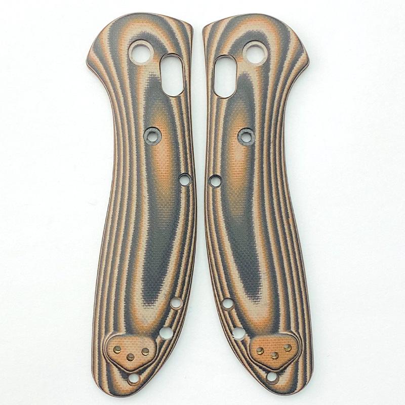 DIY Nakładki na rękojeść Materiał kompozytowy G10 Ręcznie robione Części narzędziowe Domowe Ręczne Nóż motylkowy BM 550 / 551 Rękojeść ze śrubami wału wsporczego Akcesoria