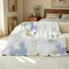 Lightweight Flannel Throw Blanket | Abstract Art Series – Soft Cozy, Muted Colors, Warm Comfort for Home Casual Use, Halloween & Christmas