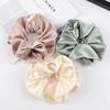 Elegant Satin Ruffled Scrunchie for Ponytails & Buns