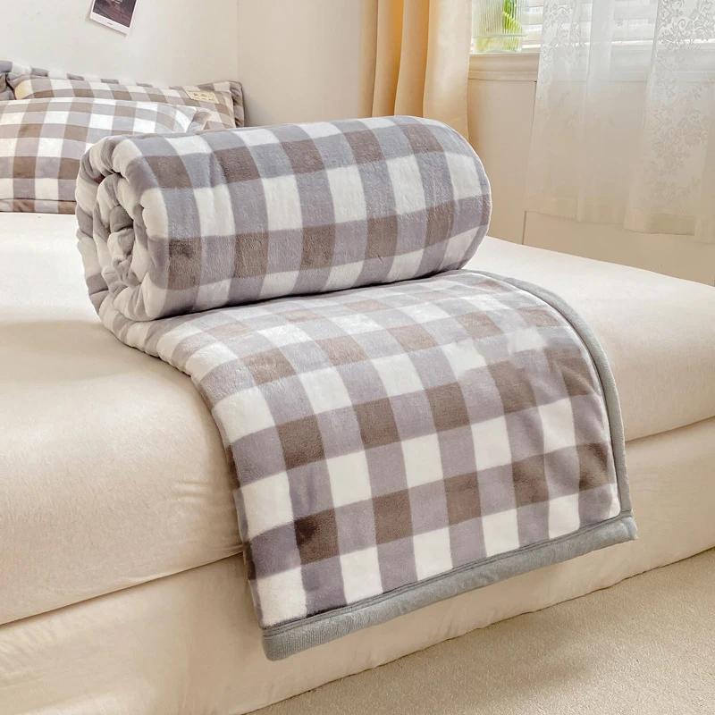 Beige Plush Fuzzy Fleece Throw Blanket Washed Soft Breathable Fluffy Warm Blankets for Couch Bed Living Room Use Home Decoration