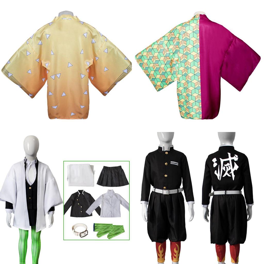 Demon Slayer Kamado Nezuko Cosplay Costume For Kids In Various Colors Exquisite Workmanship And Perfect Stitches