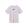 New Nike Drop Shoulder Sleeve T Shirt Women's Pink Purple DN5887-530