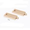 New Wooden Train Track Adapter Rail Building Block Connector Compatible All Brand Wood Railway Wooden Train Track Accessories