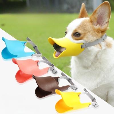 Rhinoceros Shaped, Medium To Large Dog Mouth Cover, Pet Dog Mouth Cover, Silicone Pet Mouth Cover, Anti Bite, Anti Barking, Anti Eating