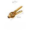 1 PC Spremiagrumi manuale in acciaio inossidabile per uso domestico, con clip per limone, spremiagrumi creativo, spremiagrumi a mano, accessori da cucina