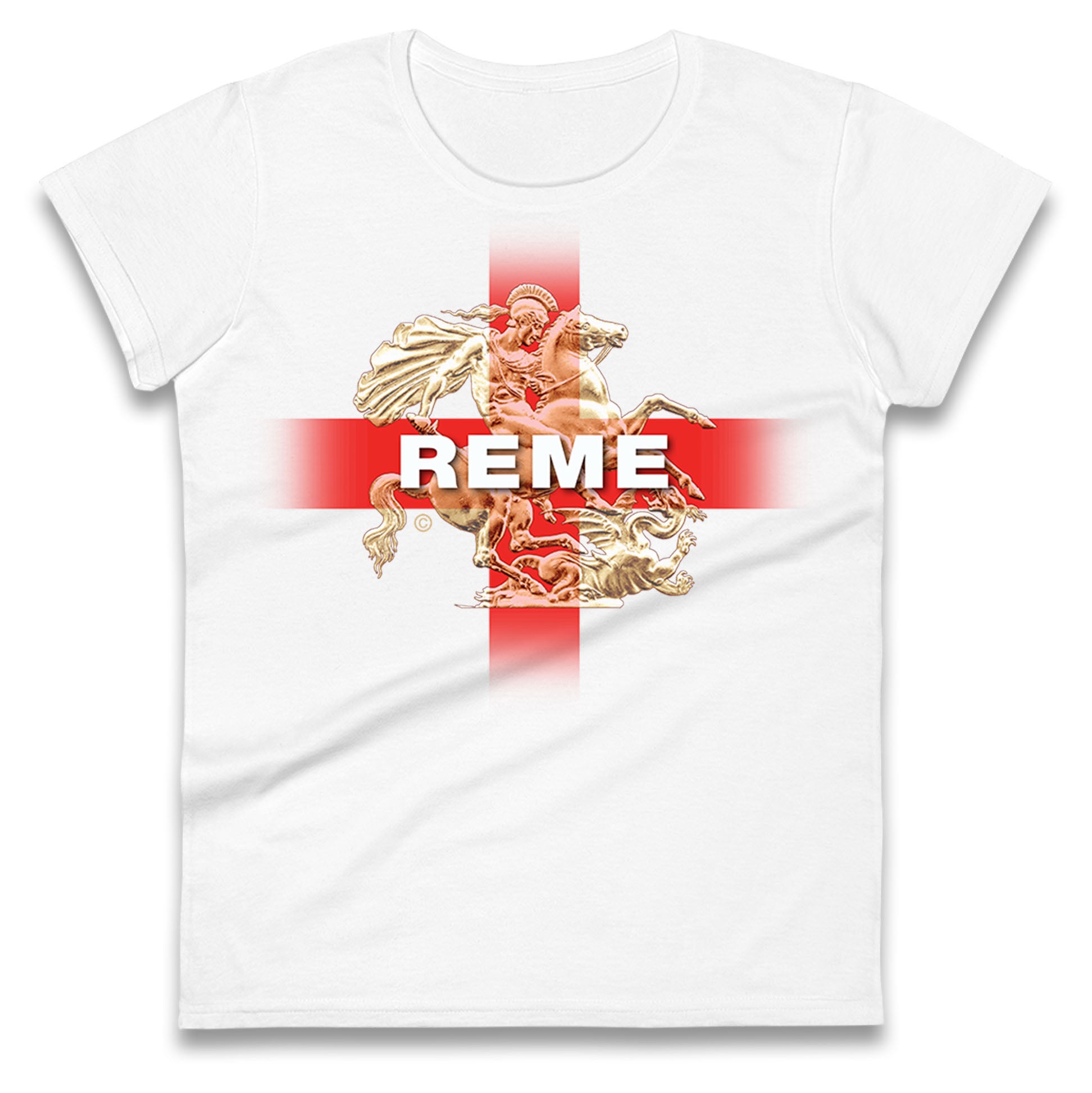 REME St George & The Dragon Womens Tee T Shirt Mens Tops Unisex Top XL