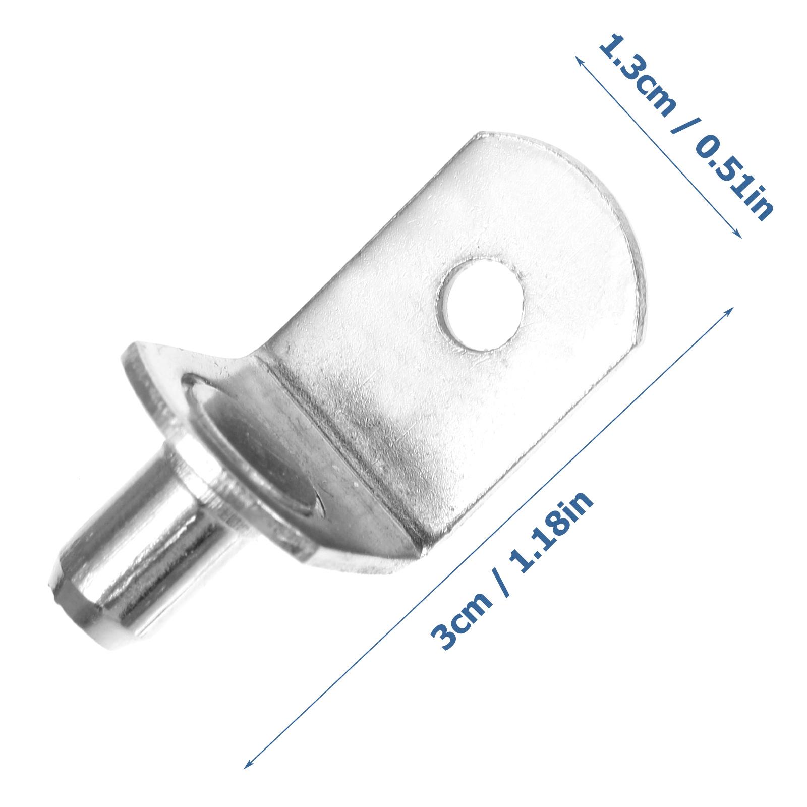 

40pcs 6cm Black Shelf Brackets Support Pegs L-shaped for Bookshelves Cabinets Furniture Closet Display Hardware other срібний