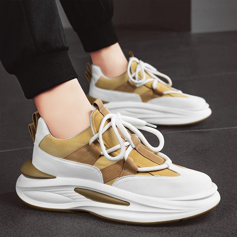 Thick Platform Breathable Man Casual Sneaker Jogging Lightweight Summer Sale High Quality Athletic Wide Gym Sports Shoes for Men