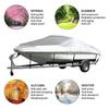 Boat Cover Yacht Outdoor Protection Waterproof Boat Cover Fabric Anti-smashing Tear Proof Silver Reflective 11-22FT