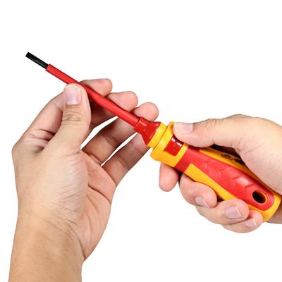 13pcs 1000V Changeable Insulated Screwdrivers Set with Magnetic Slotted Phillips Pozidriv Torx Bits Electrician Repair Tools Kit