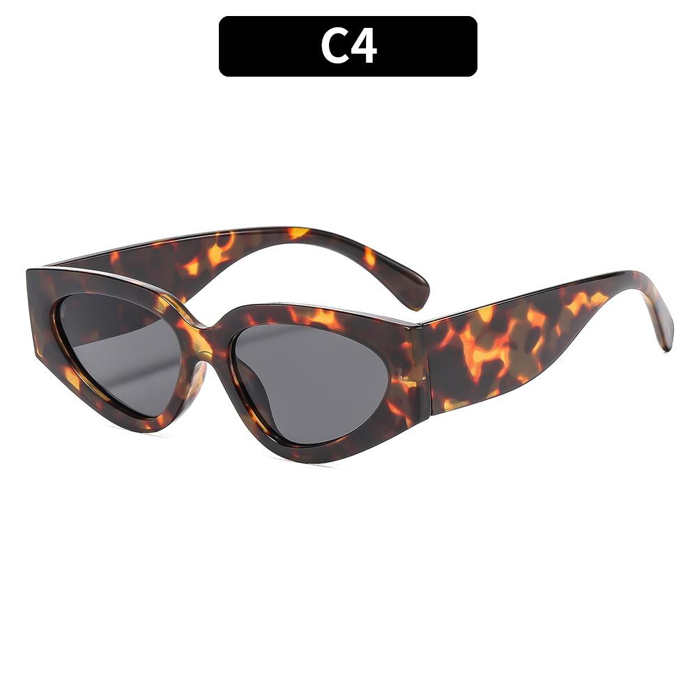 

1PCS Fashionable Future Cat Eye Sunglasses High-End Punk Style Sun Protection Glasses Couple Vacation Sunglasses