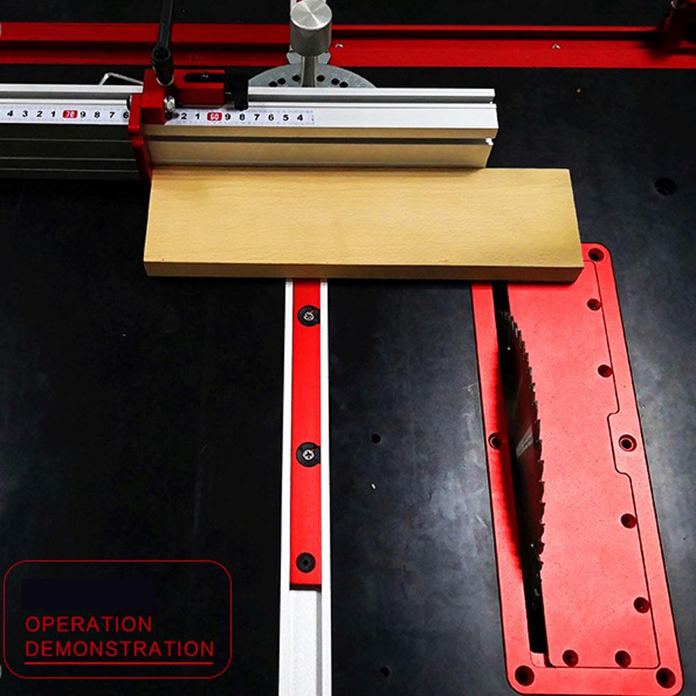 Tischsäge Elektrische Kreissäge Klappabdeckung Aluminiumlegierung Klappboden Tisch Spezielle Einlegeabdeckung
