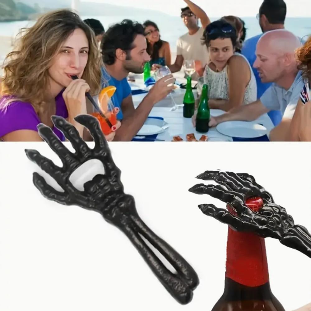 1 Stück/2 Stück/3 Stück-Skelett Hand Flaschenöffner –Partywerkzeug und Modeaccessoire für Männer - Perfekt für Halloween und den täglichen Gebrauch