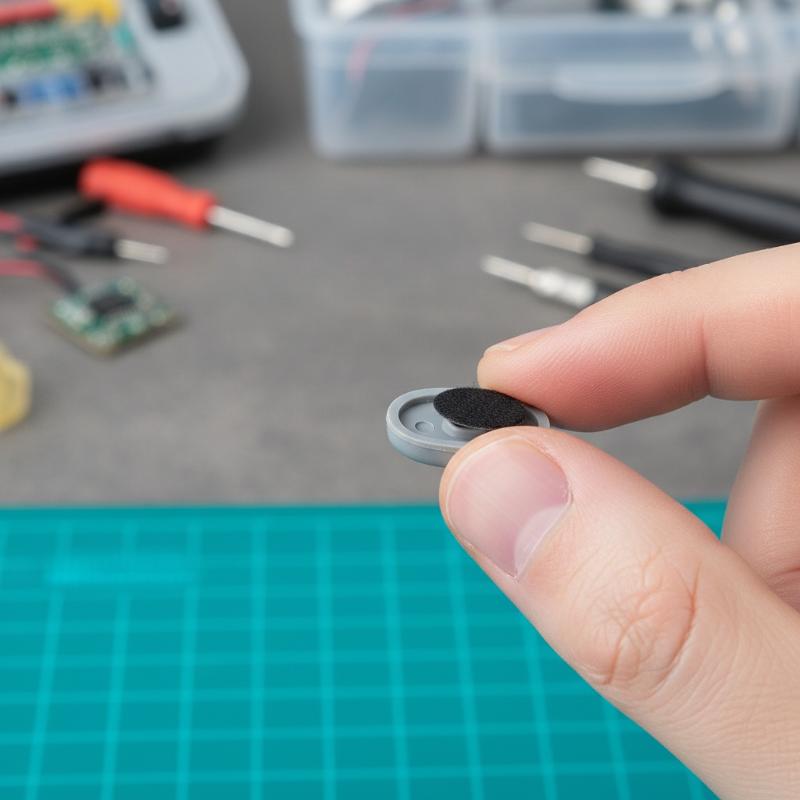 Leitfähiges Gummitastatur Reparaturset – 3/4/5/6mm Schwarze Karbon-Imprägnierte Tastenpads für IR-Fernbedienungen & Elektronik