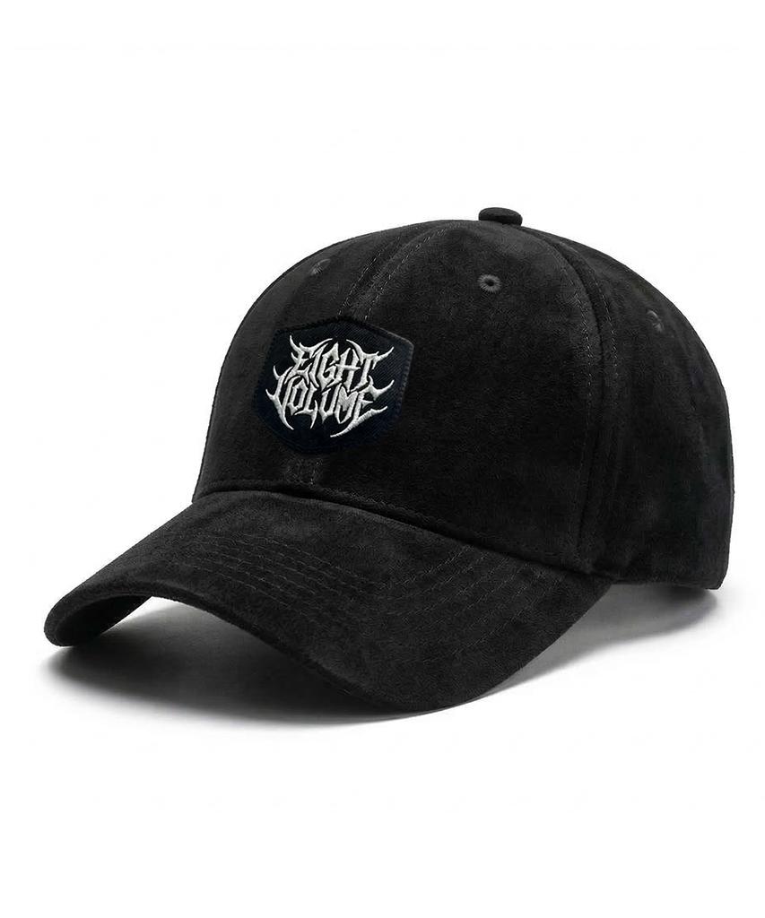 EIGHTVOLUME Ev Metal Logo Suede Basic Ball Cap (Black)