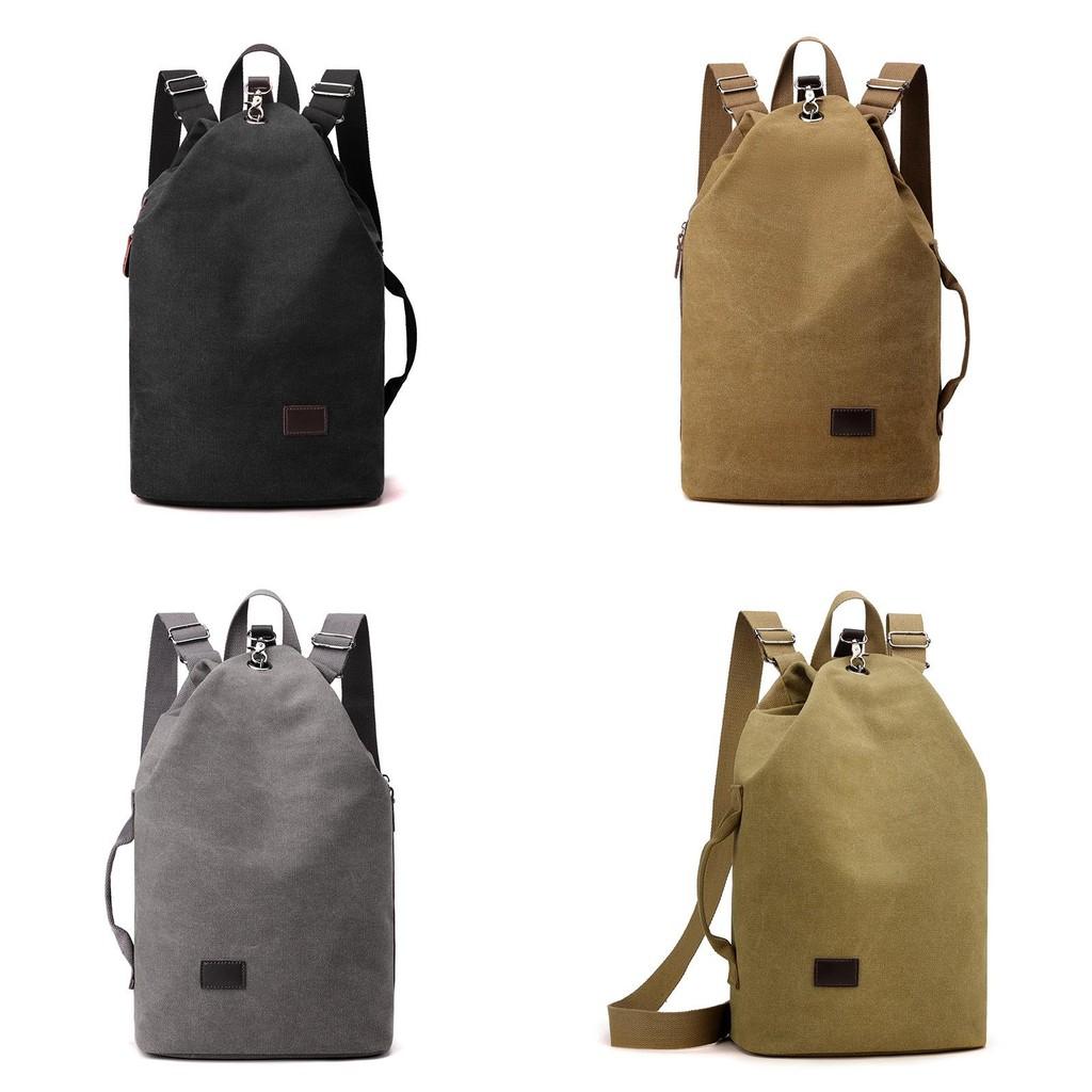 Canvas Backpack For Men Women With Durable Lock Closure For Daily Travel And School Use